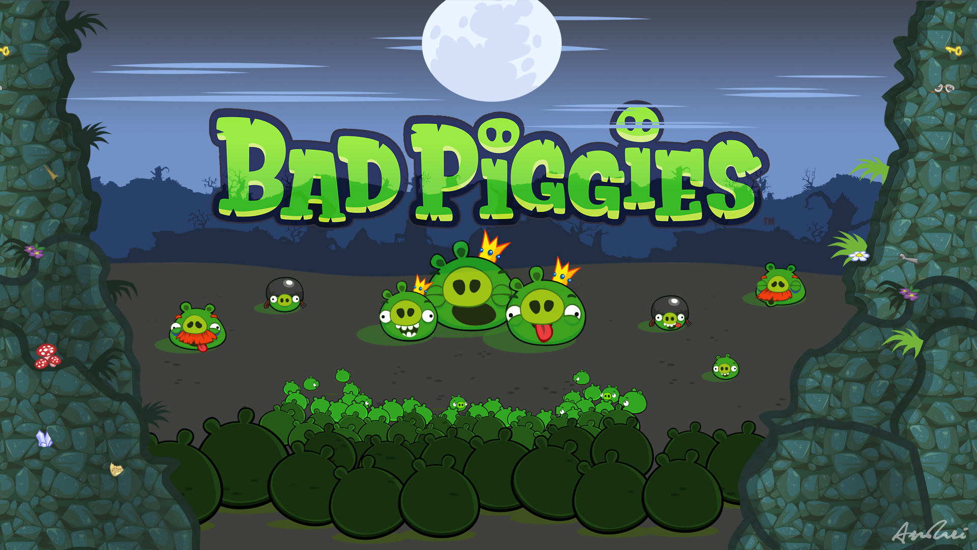 Detail Bad Piggies Wallpaper Nomer 6