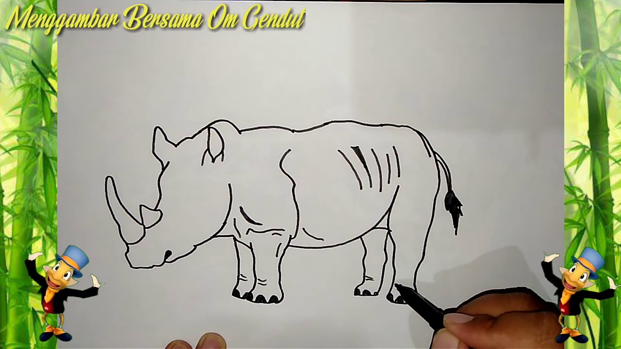 Detail Badak Bercula Satu Animasi Nomer 13