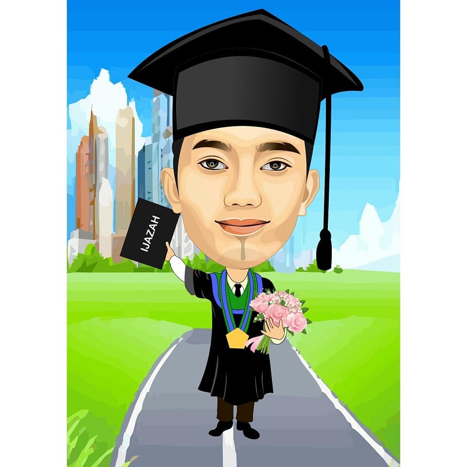 Detail Badan Karikatur Wisuda Png Nomer 40