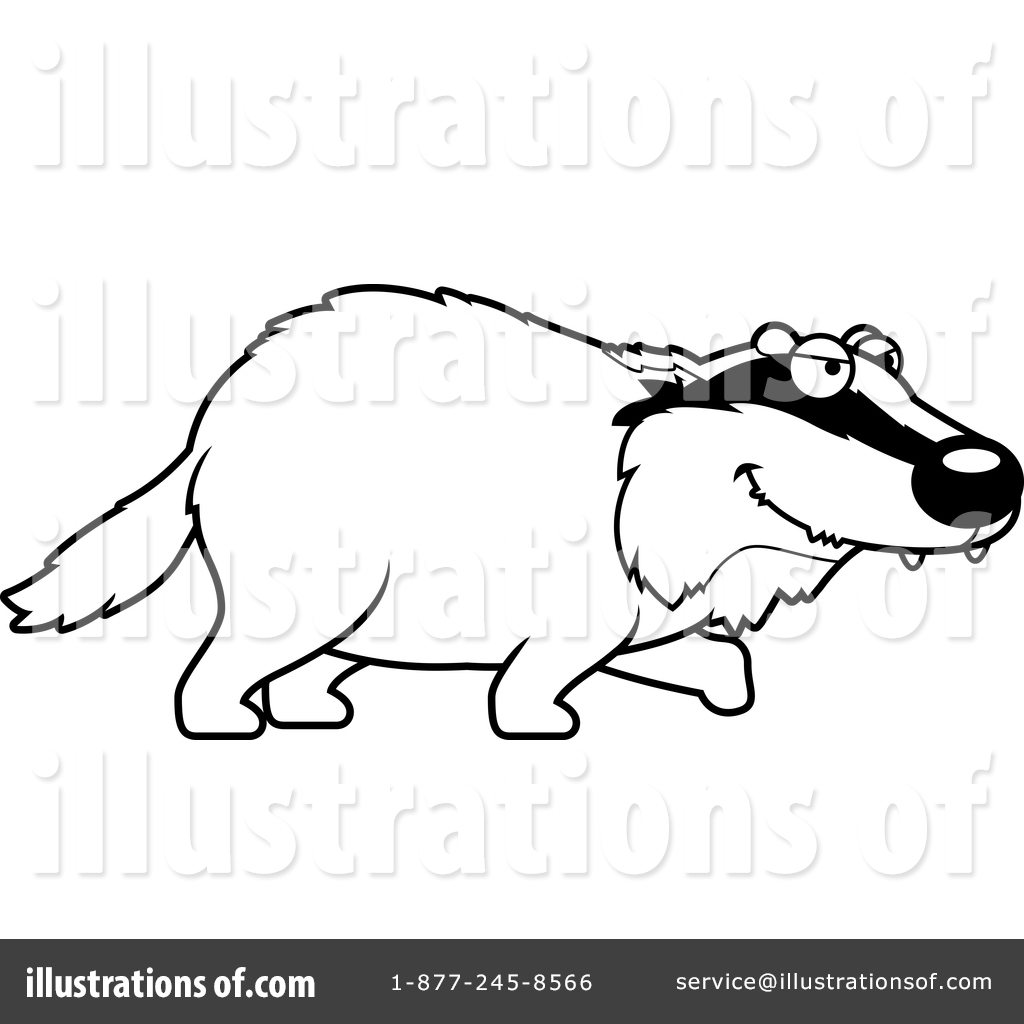 Detail Badger Clipart Nomer 37