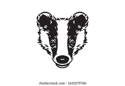 Detail Badger Clipart Black And White Nomer 43