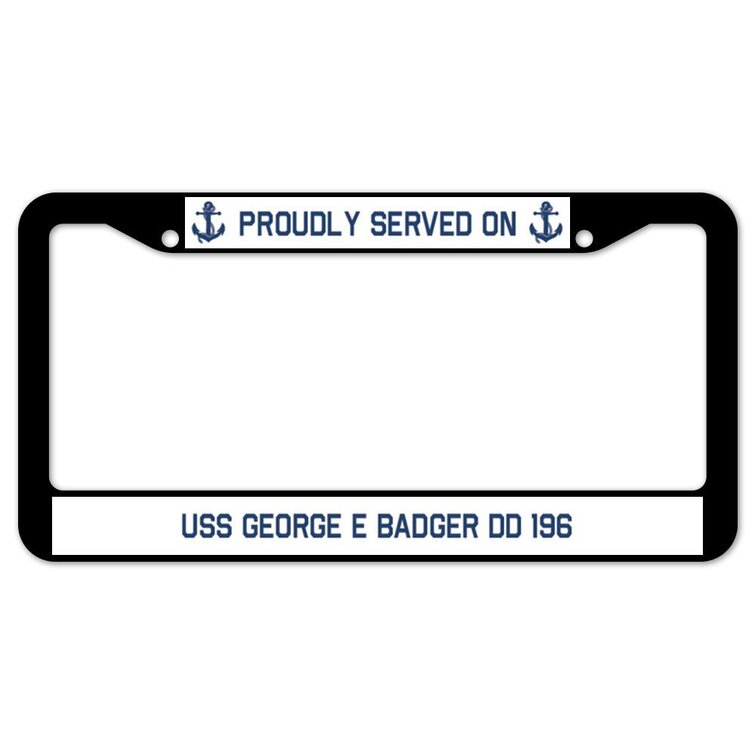 Detail Badger License Plate Frame Nomer 25