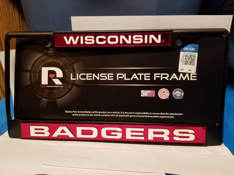 Detail Badger License Plate Frame Nomer 44