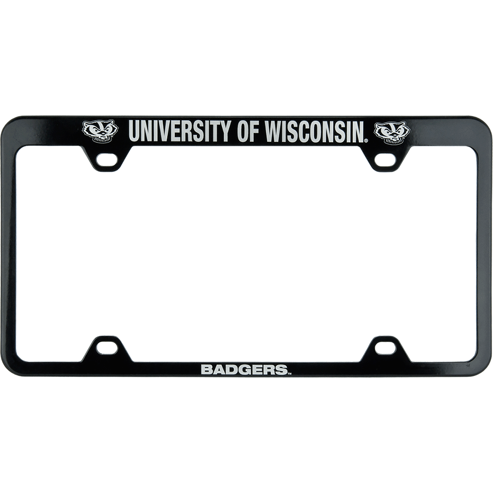 Detail Badger License Plate Frame Nomer 55