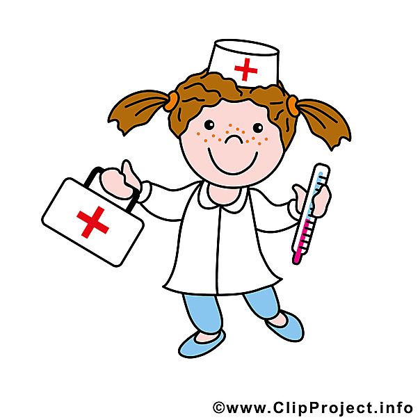 Cartoon Krankenschwester - KibrisPDR