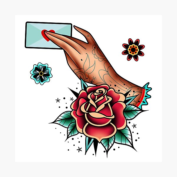 Detail Flower Hand Tattoo Nomer 7