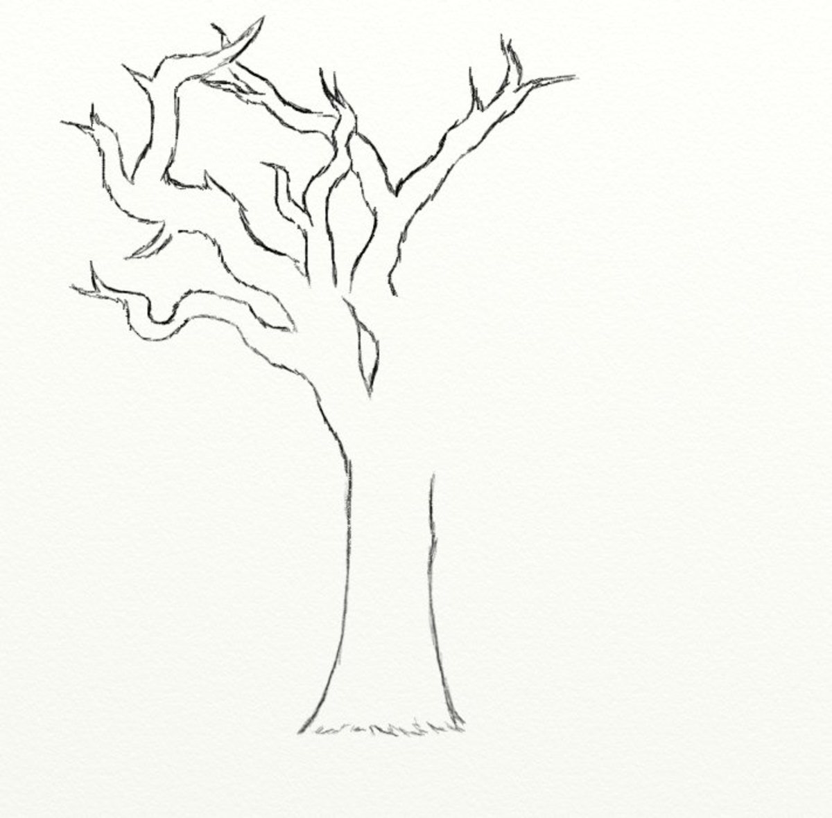 Detail Branch Drawing Easy Nomer 17