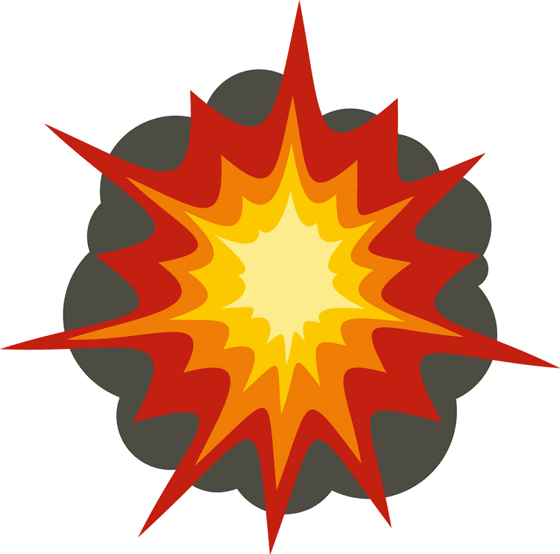 Detail Explosion Clipart Nomer 5