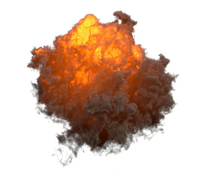 Detail Explosion Effect Transparent Nomer 33