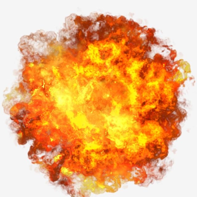 Detail Explosion No Background Nomer 13