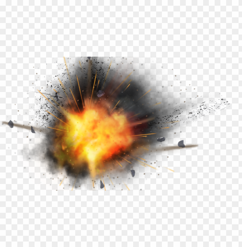 Detail Explosion With No Background Nomer 12