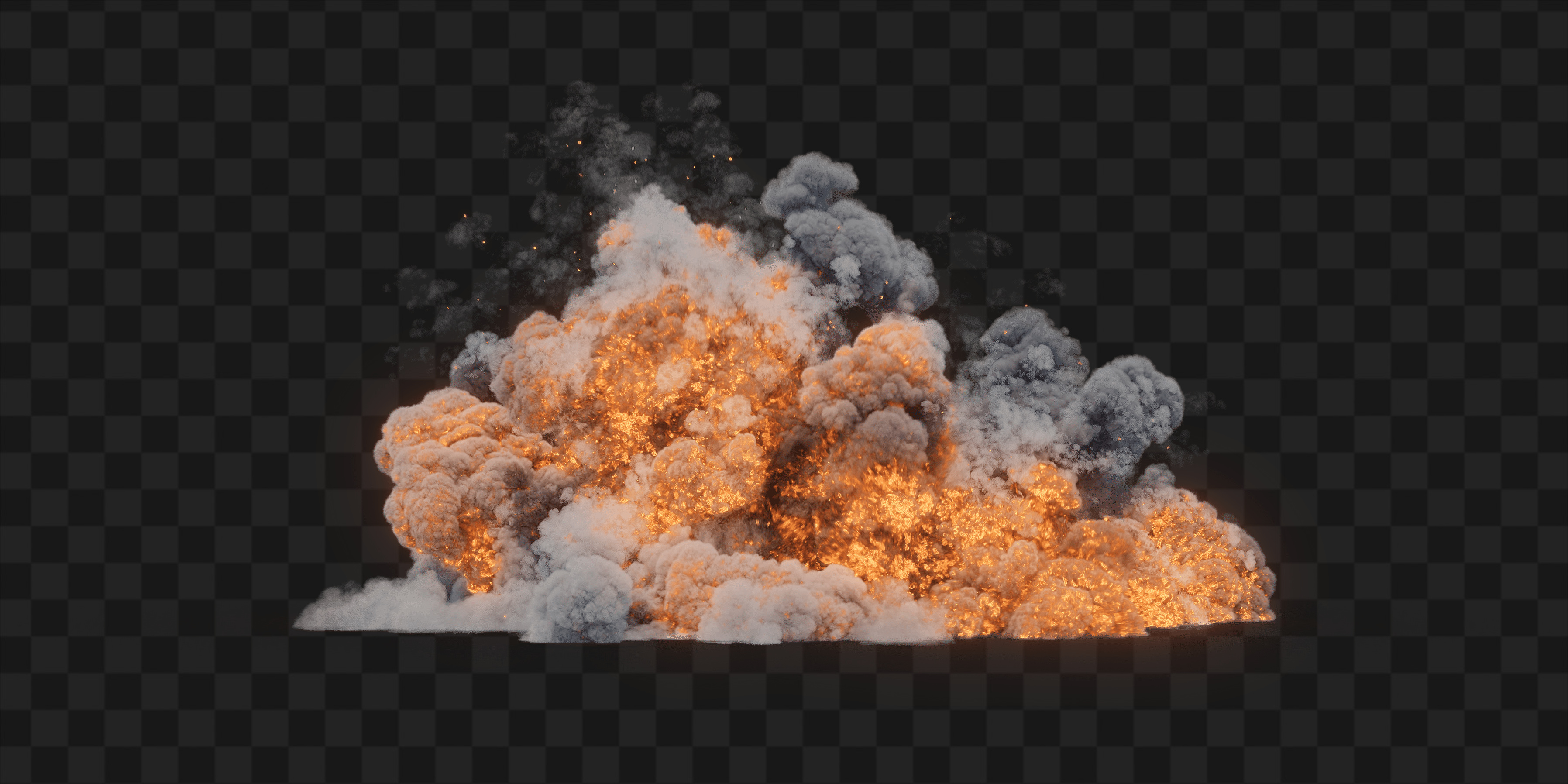 Detail Explosion With No Background Nomer 36