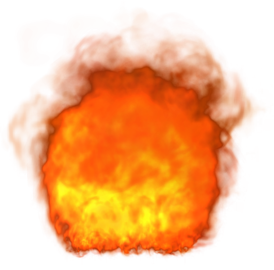 Detail Explosion With No Background Nomer 9