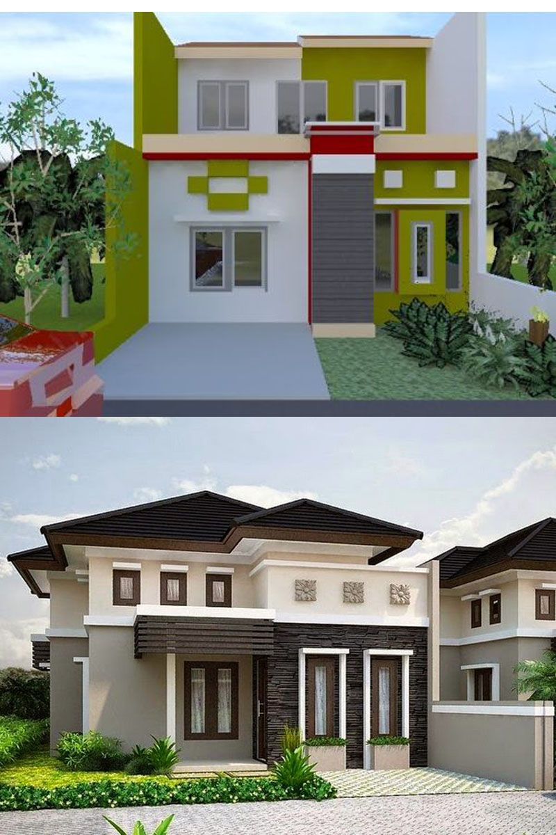 Detail Exterior Cat Rumah Minimalis Nomer 14