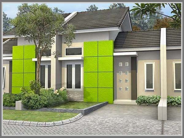 Detail Exterior Cat Rumah Minimalis Nomer 25