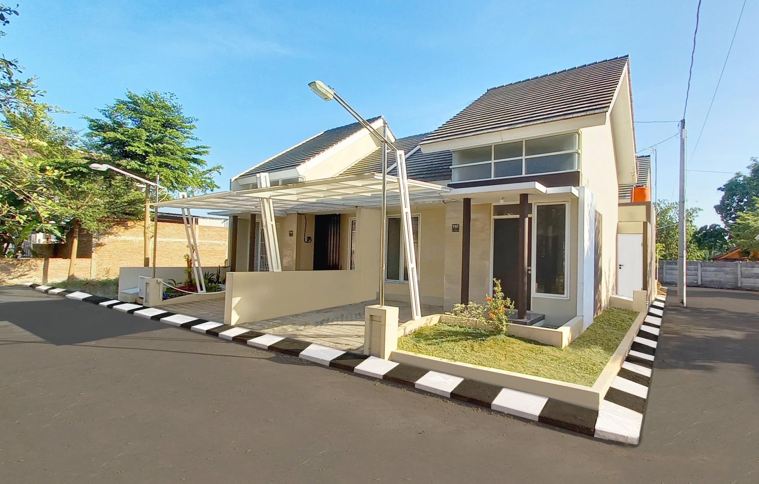 Detail Exterior Cat Rumah Minimalis Nomer 29