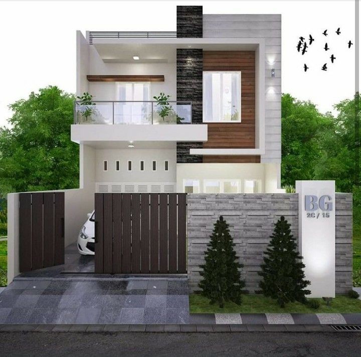 Detail Exterior Design Rumah Minimalis Nomer 15