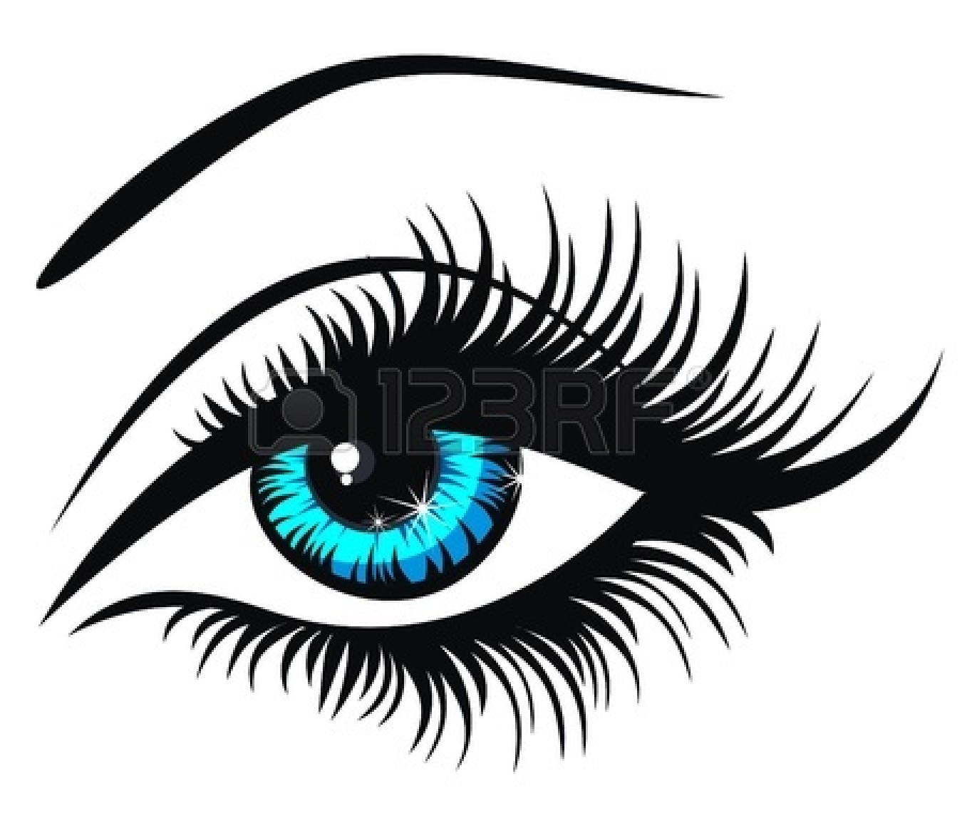 Detail Eye Clipart Nomer 28