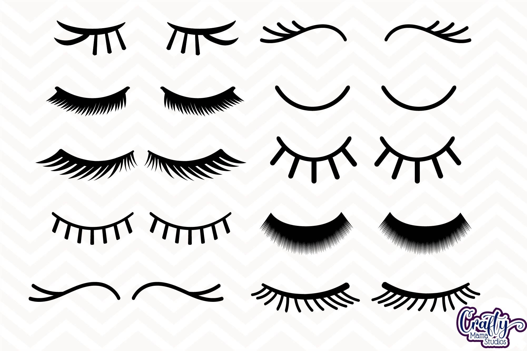 Detail Eyelash Clipart Nomer 34