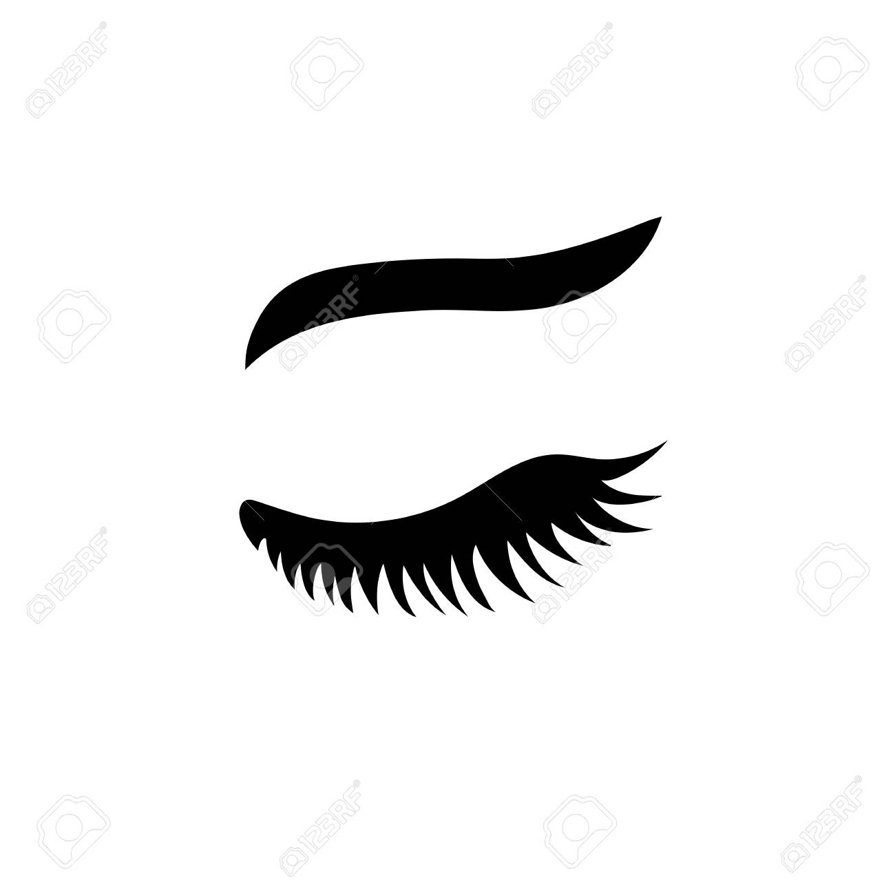 Detail Eyelash Icon Transparent Background Nomer 26