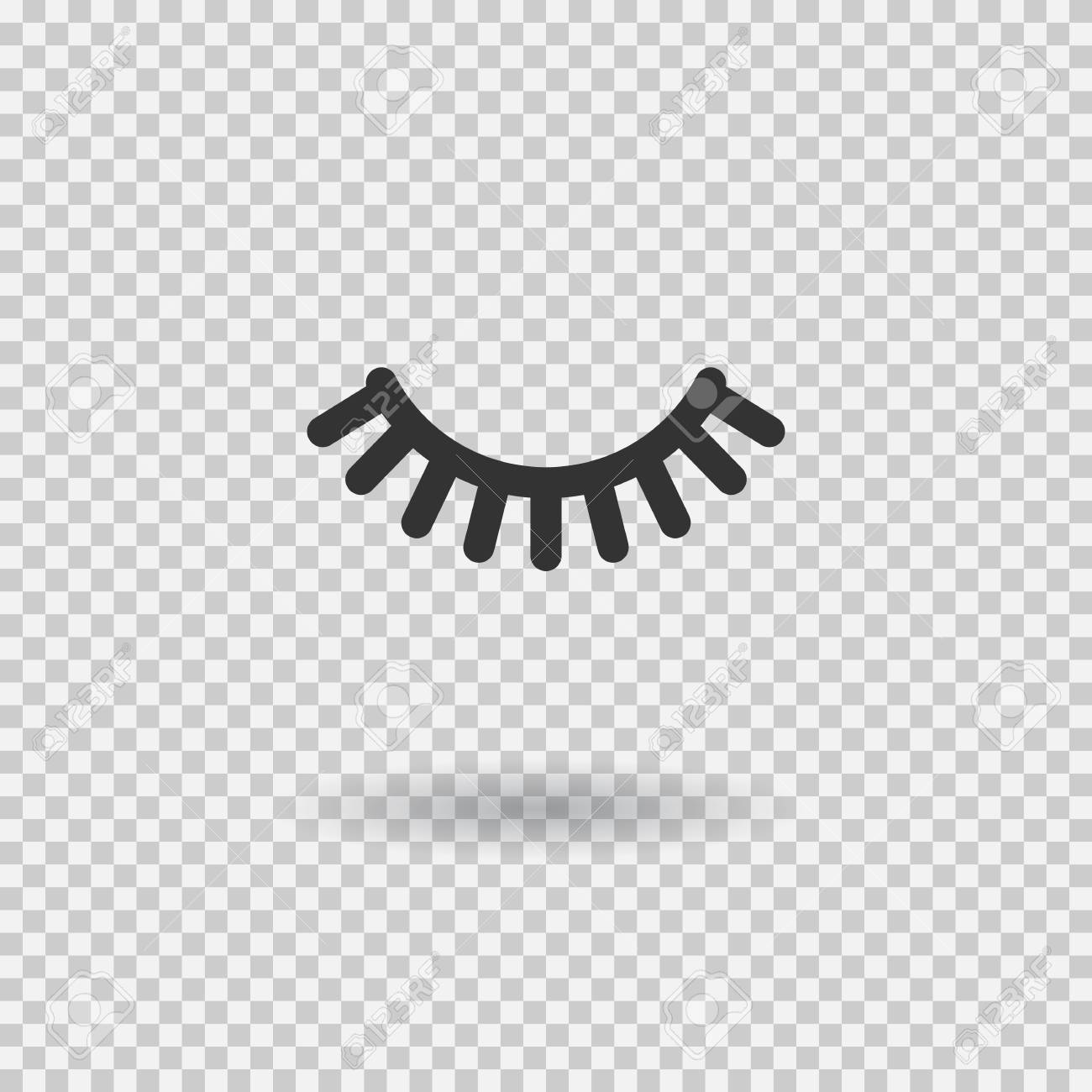 Detail Eyelash Icon Transparent Background Nomer 5