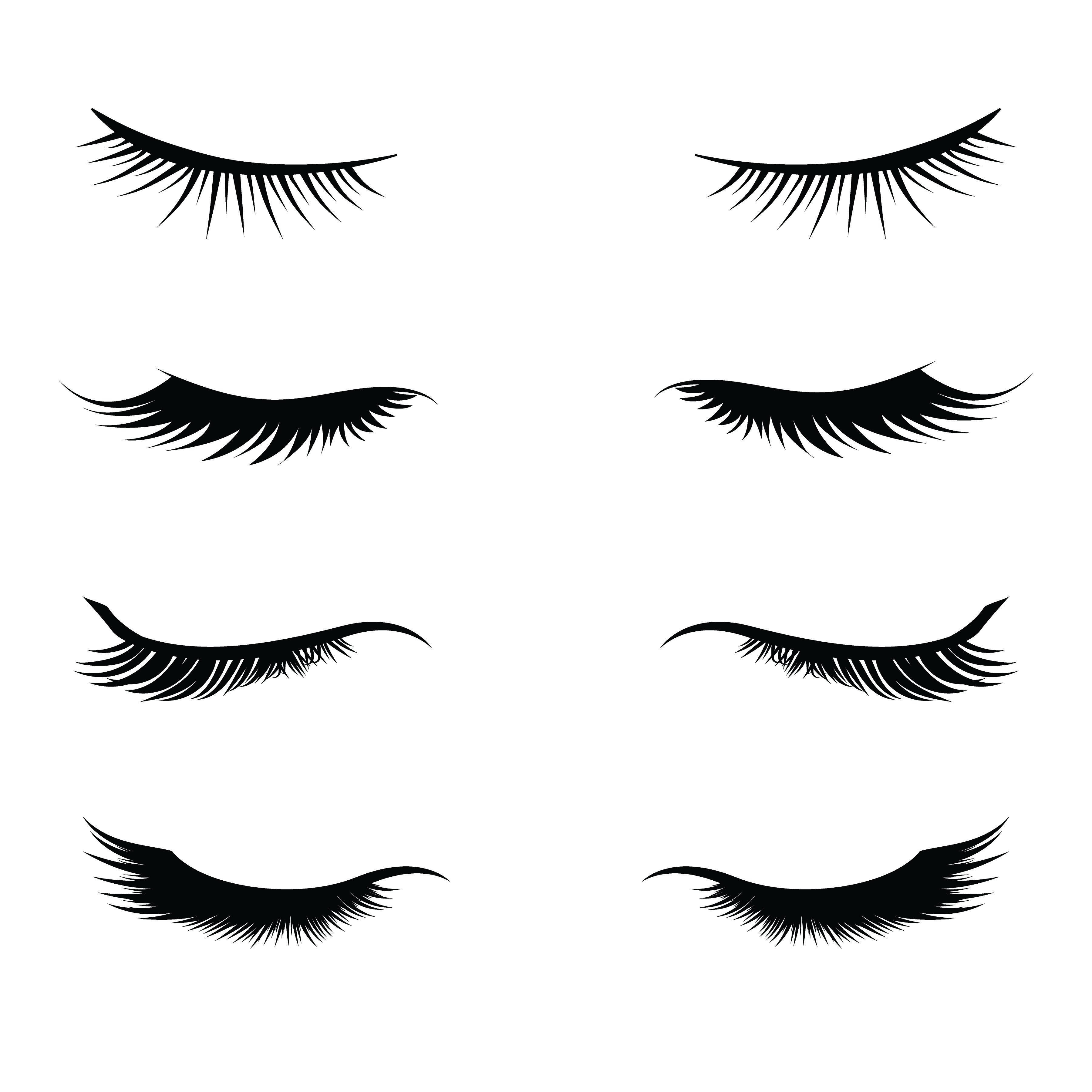 Detail Eyelash Silhouette Png Nomer 13