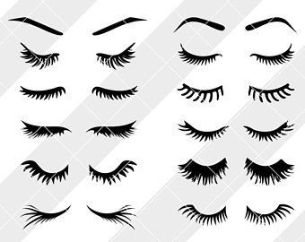 Detail Eyelash Silhouette Png Nomer 24