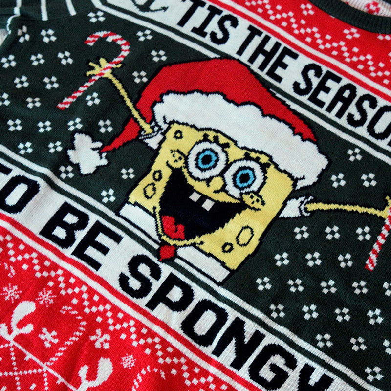 Detail Eyelash Sweater Spongebob Nomer 46