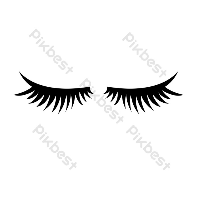 Detail Eyelash Vector Png Nomer 20