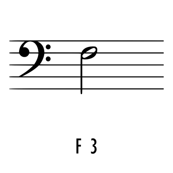 Detail F3 Treble Clef Nomer 24