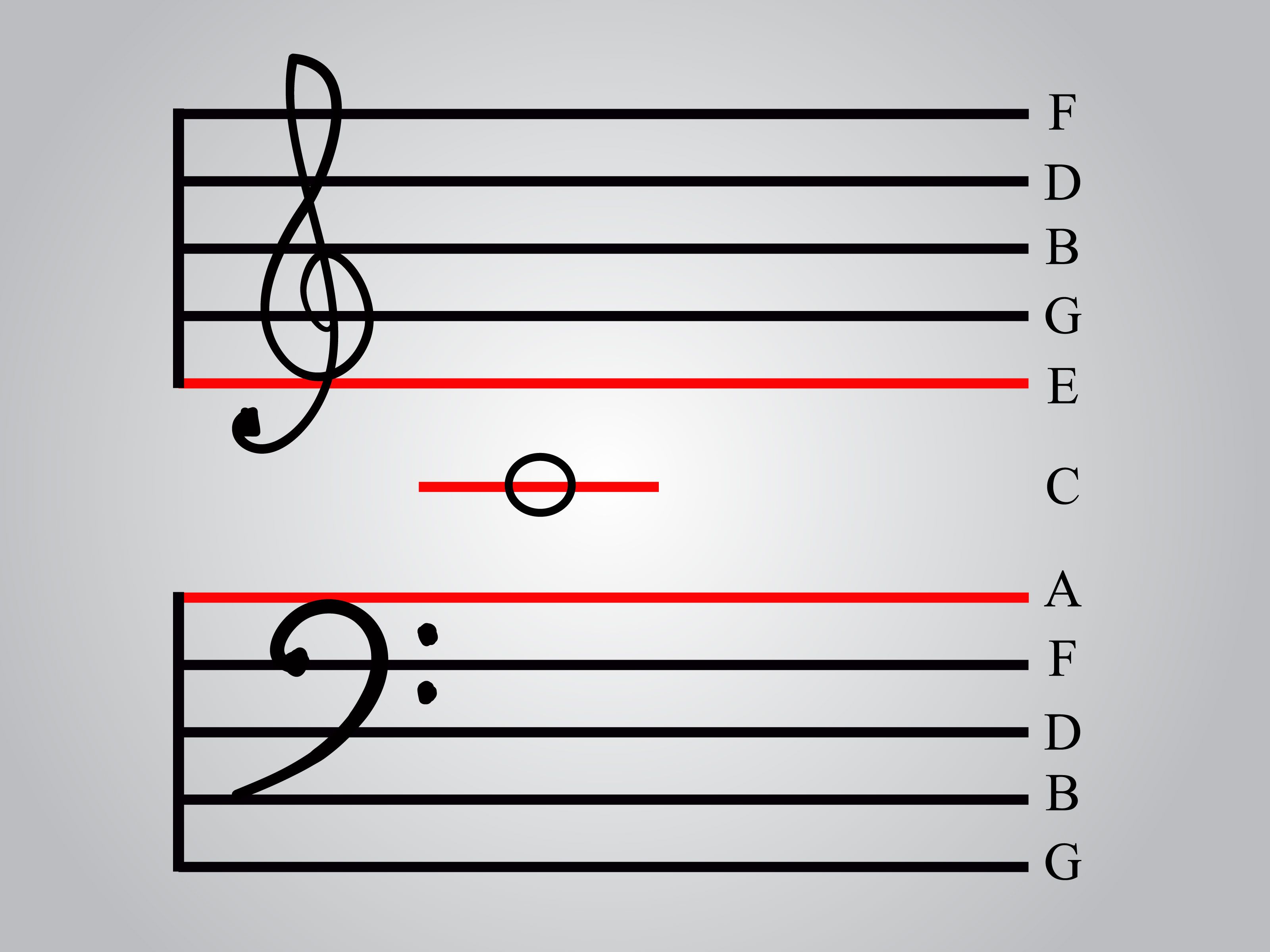 Detail F3 Treble Clef Nomer 30