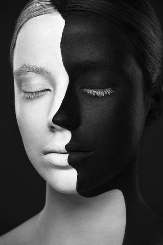 Face Black And White - KibrisPDR