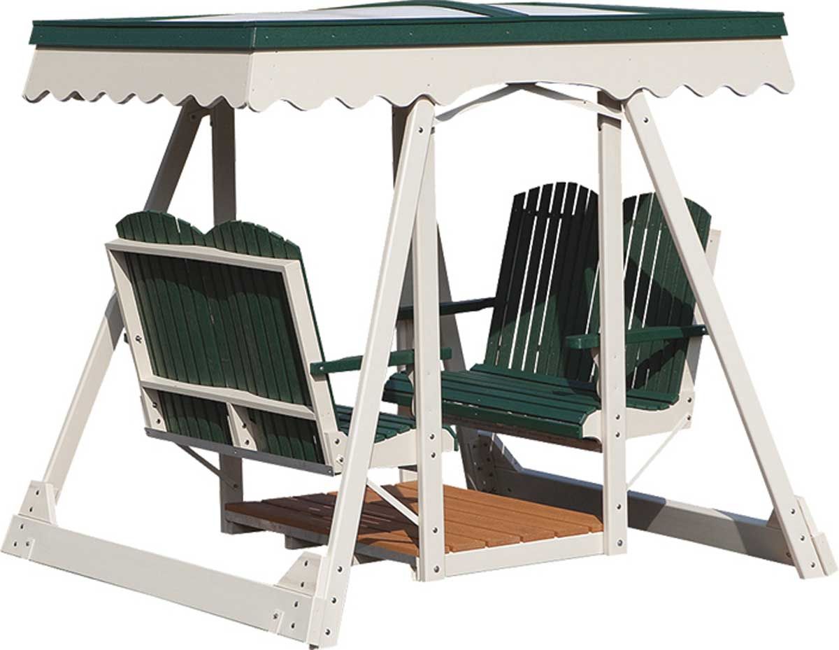 Detail Face To Face Glider Swing With Table Nomer 6