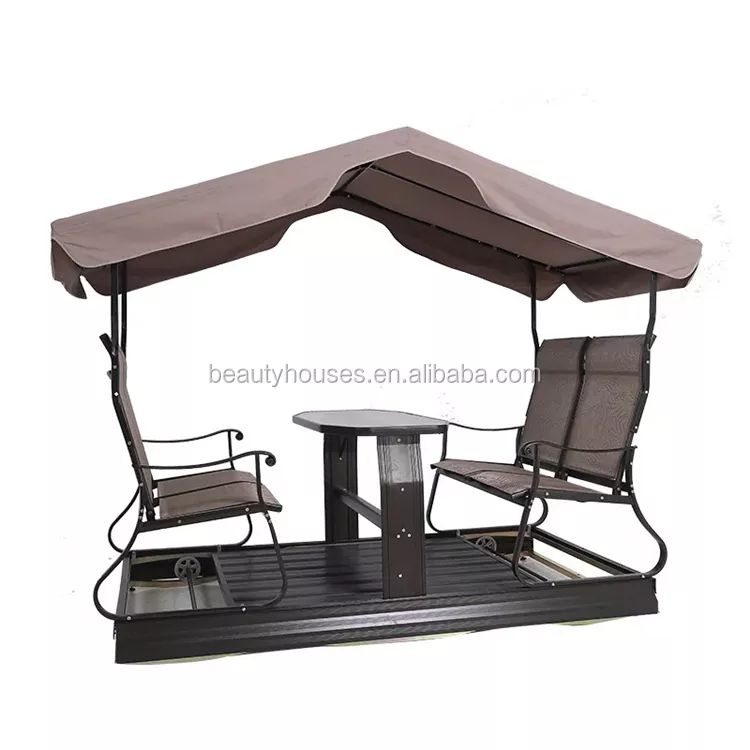 Detail Face To Face Glider Swing With Table Nomer 46