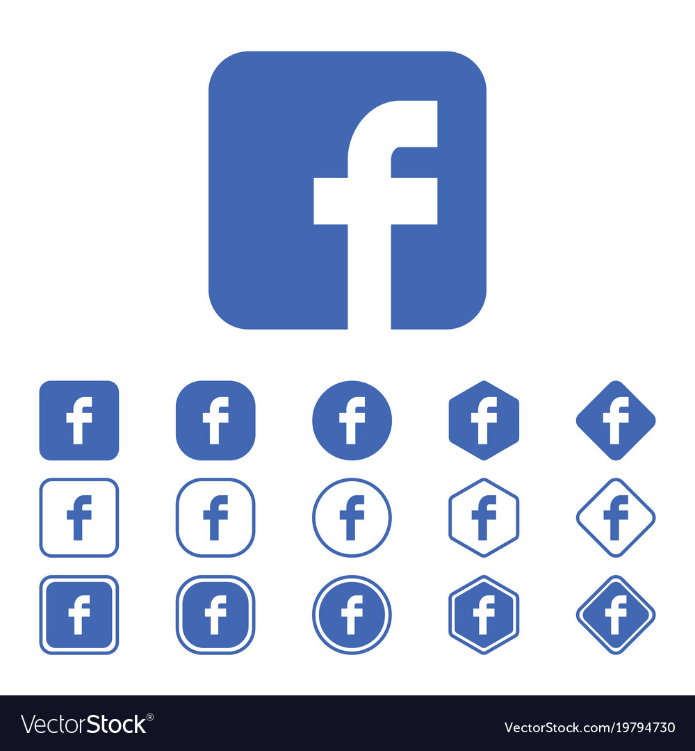 Detail Facebook Icon Flat Nomer 31