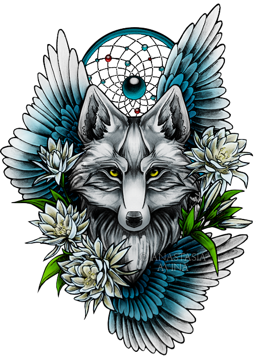 Detail Fox Mandala Tattoo Nomer 10