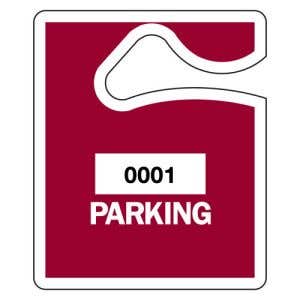 Detail Parking Tags For Rear View Mirror Nomer 13