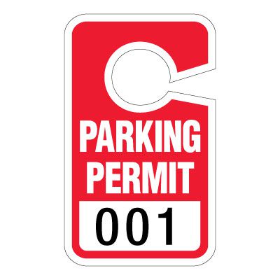 Detail Parking Tags For Rear View Mirror Nomer 25