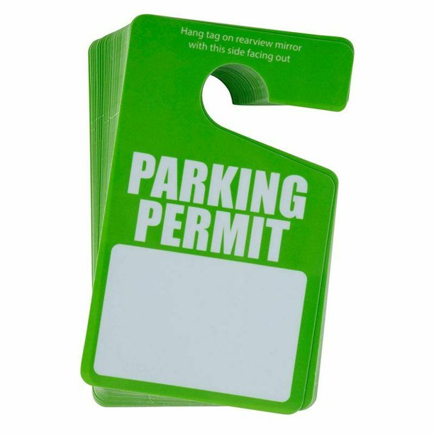 Detail Parking Tags For Rear View Mirror Nomer 8