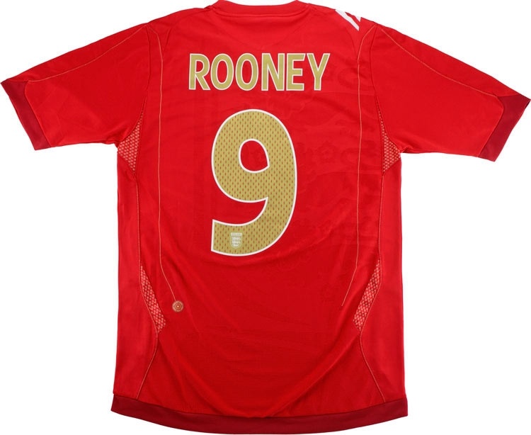 Detail Rooney Trikot Nomer 20