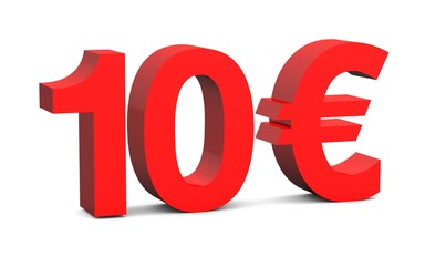 Detail Bild 10 Euro Schein Nomer 18