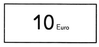 Detail Bild 10 Euro Schein Nomer 3