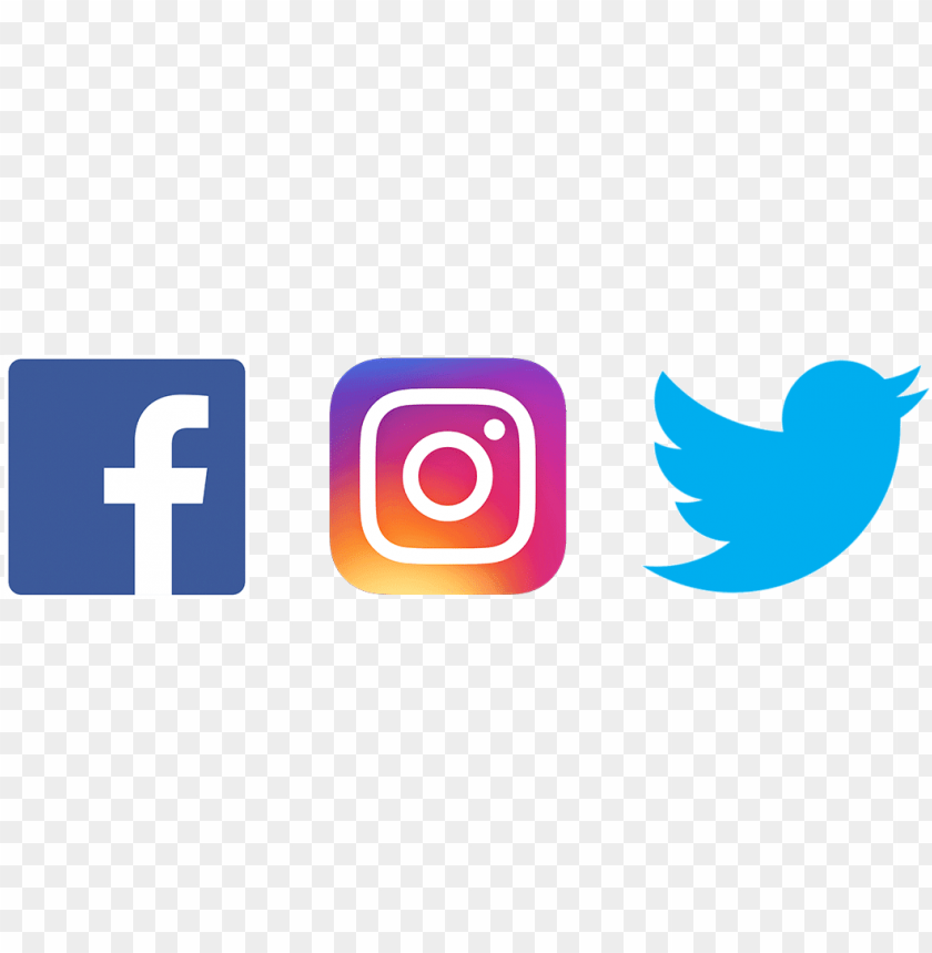 Detail Facebook Instagram Twitter Logo Png Nomer 4