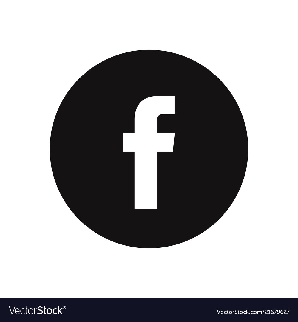 Detail Facebook Logo Vector Black And White Nomer 8