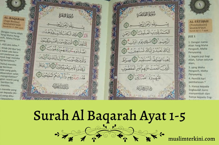 Detail Fadhilah Surat Al Baqarah Ayat 1 5 Nomer 5