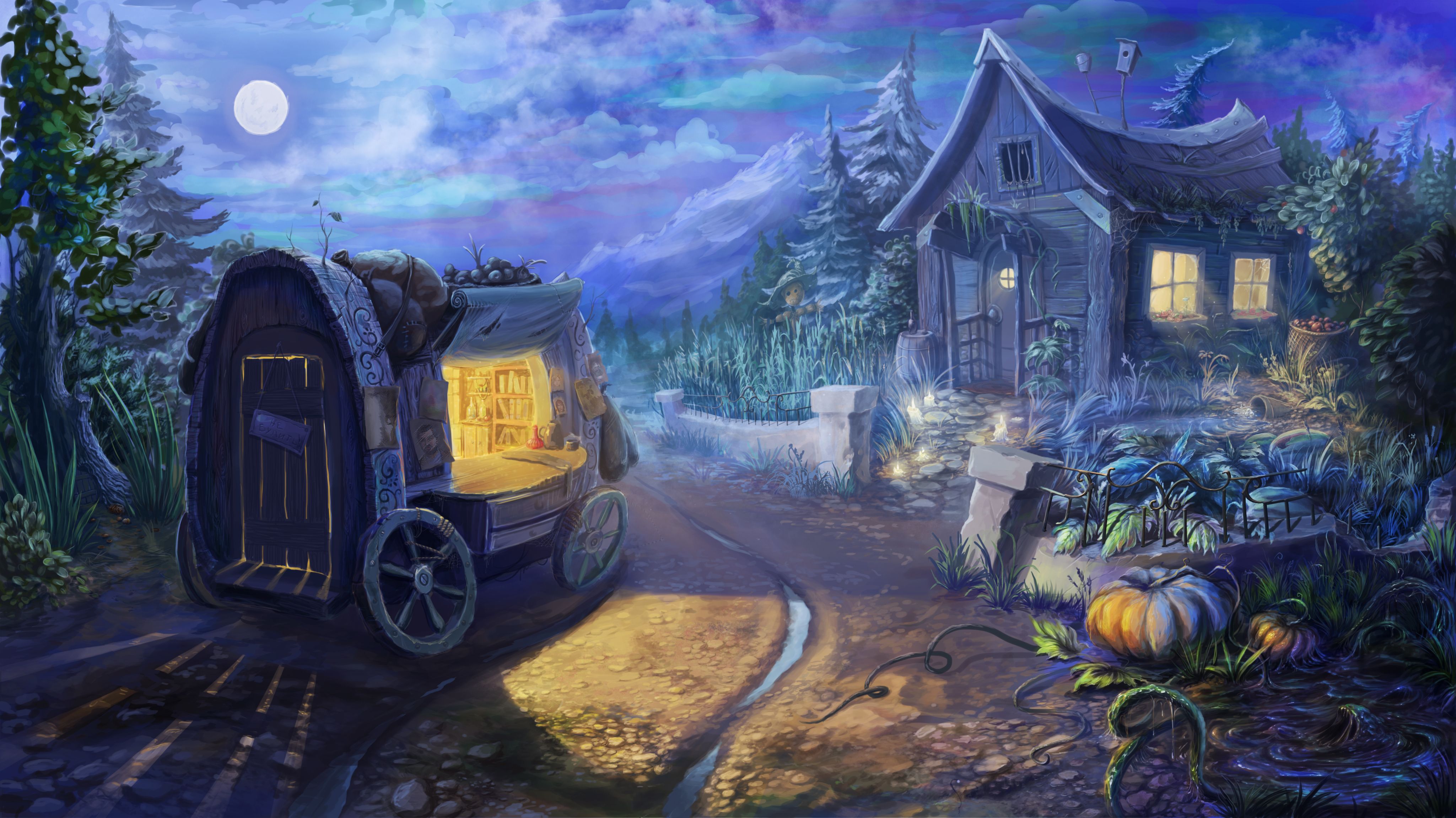 Detail Fairy Tale Background Nomer 56