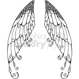 Detail Fairy Wings Clip Art Nomer 48