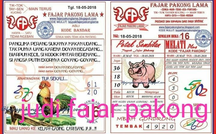 Detail Fajar Pakong 36 Nomer 18