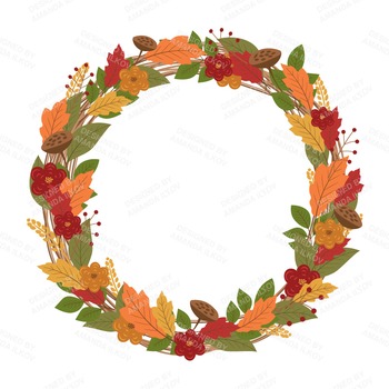 Detail Fall Garland Clipart Nomer 22