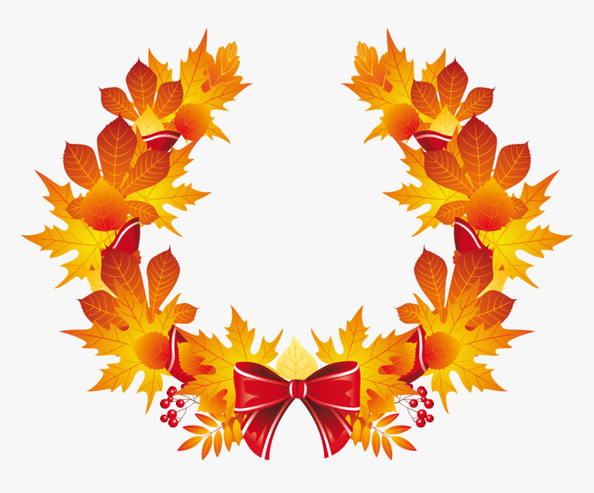 Detail Fall Garland Clipart Nomer 28